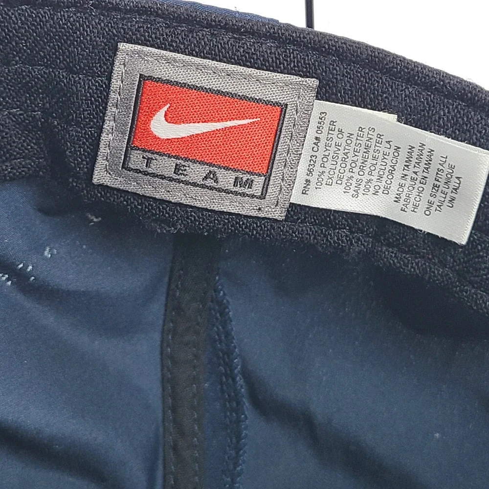 Nike‎ Team Fit Dry BYU Cougars Hat Mens Navy Blue Swoosh Logo Football Team NCAA